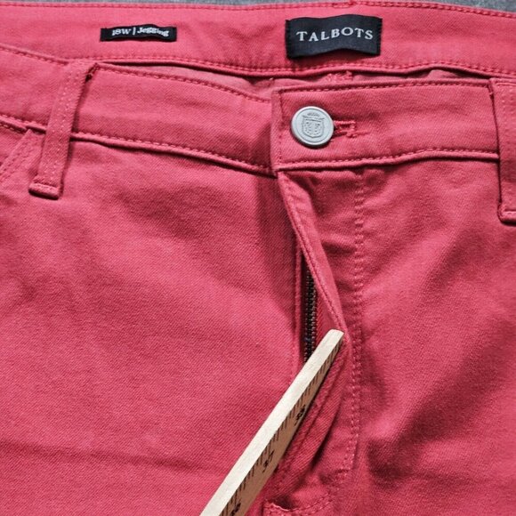 Talbots Jeggings Womens 18W Berry Pink Ankle Length Slimming High Rise Stretch - Picture 3 of 16